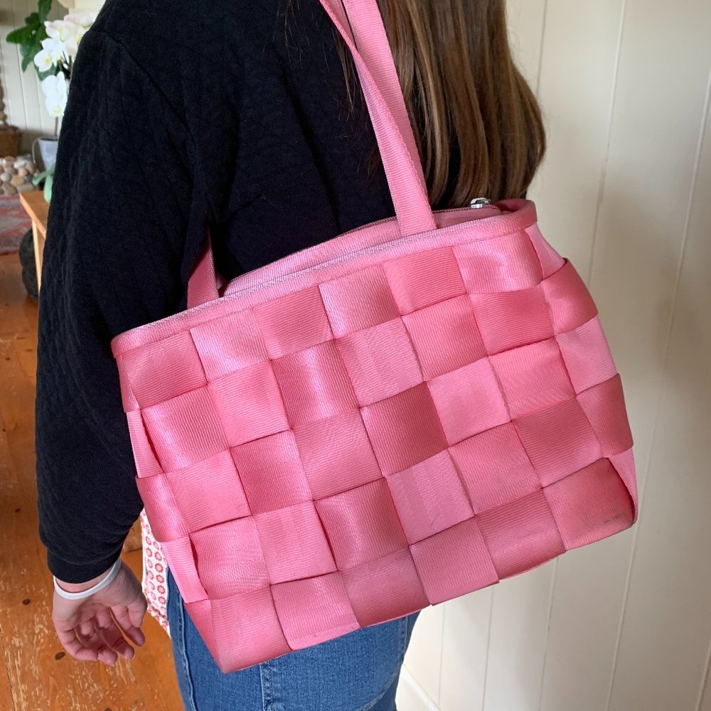 Original Pink Seatbelt handbag/tote